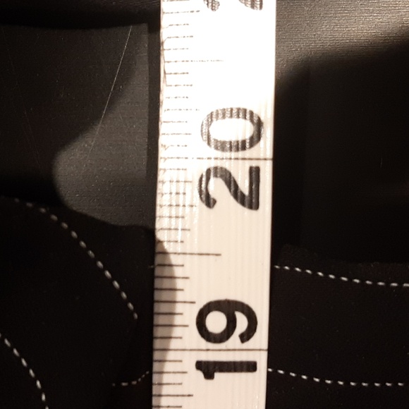 Asymmetrical Pinstripe Top with flare sleeves - Picture 11 of 11